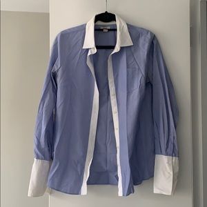 J Crew Bi-color cotton dress shirt